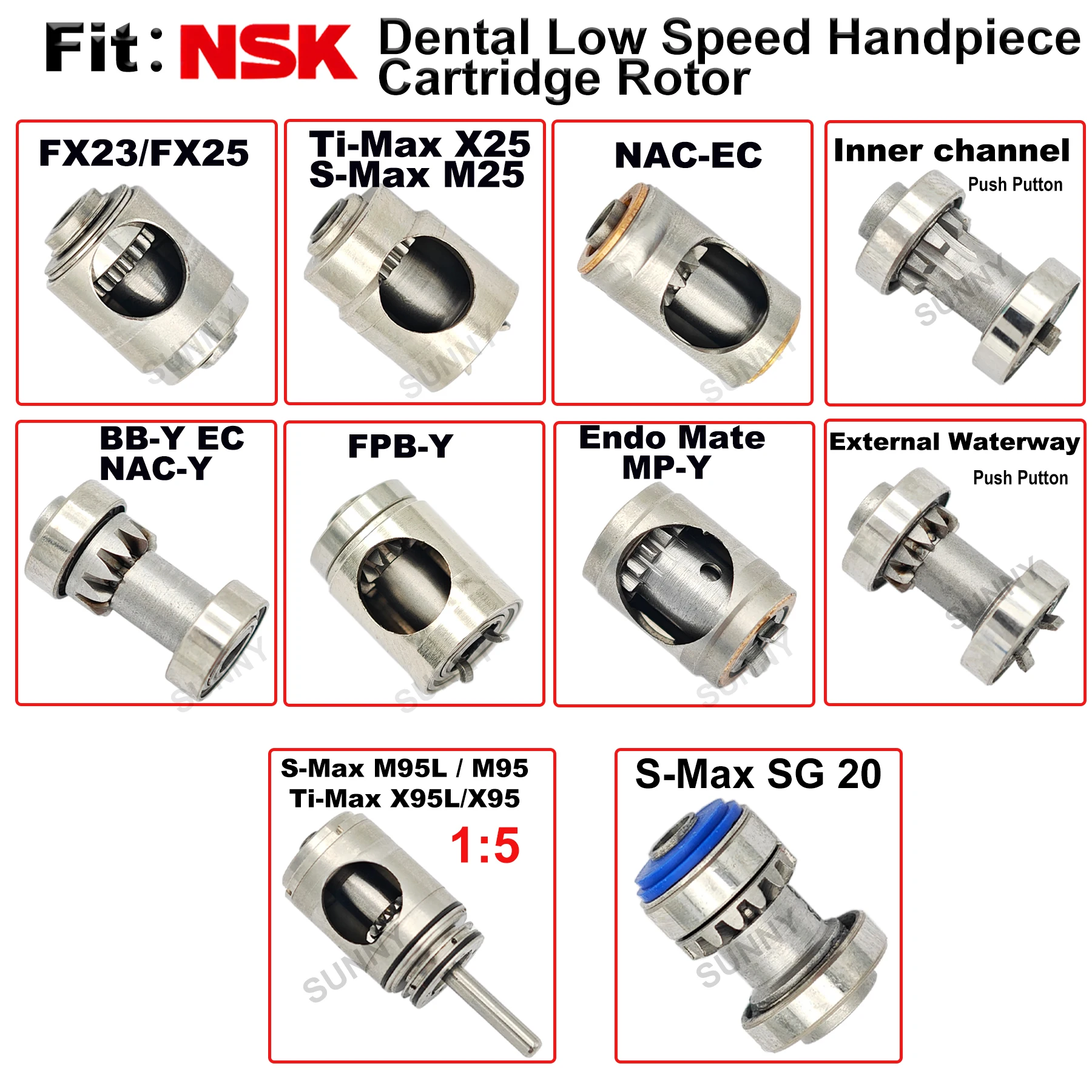 Fit NSK Low Speed Rotor Cartridge Rotor Low Speed Accessories