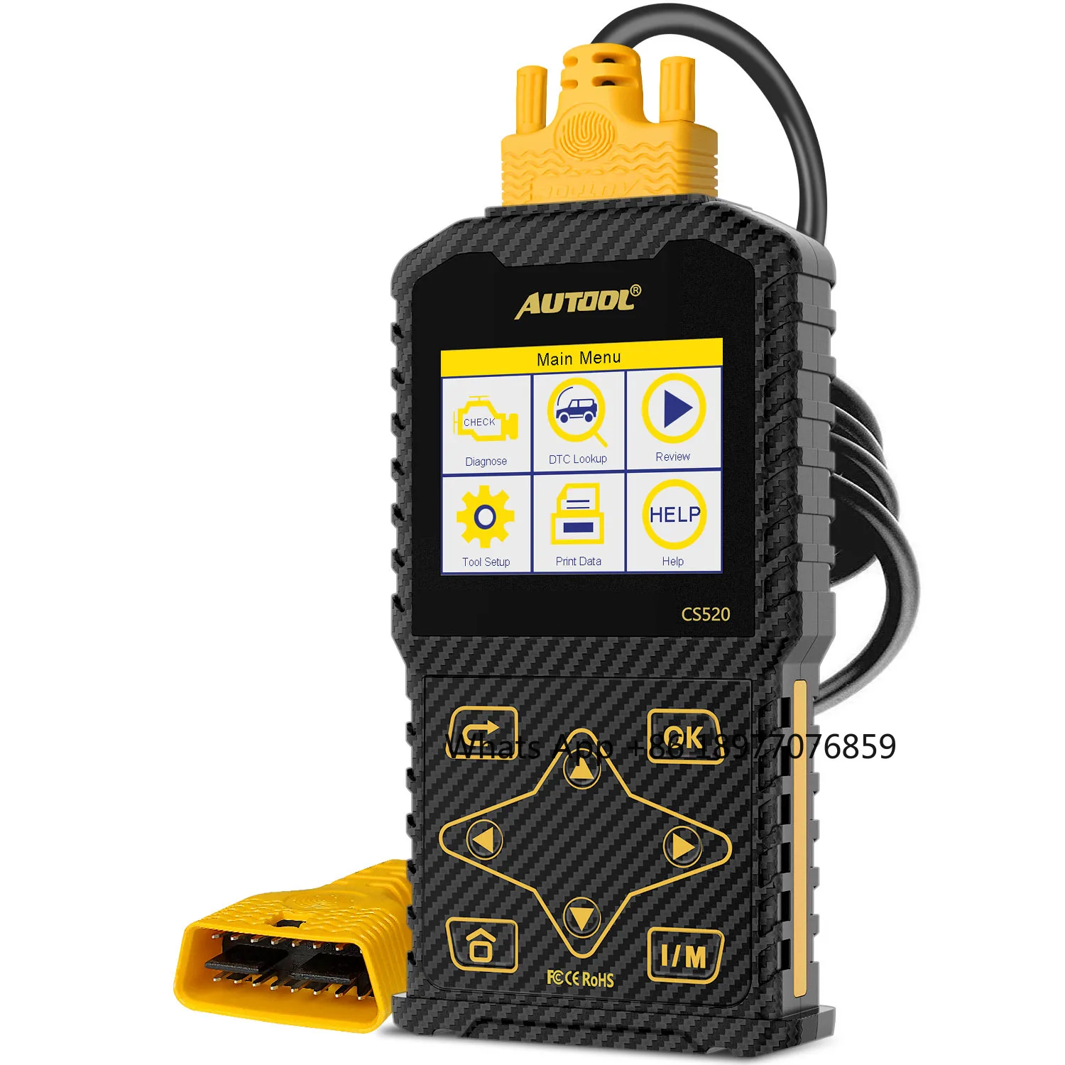 

CS520 AUTOOL OBD2 Scanner Automotive Diagnostic Tool OBDII Code Reader Check Engine