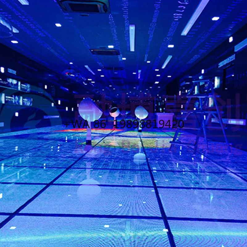 Customized Transparent Flexible LED Film Screen Advertising Video Wall Display for Shopping Malls in Pakistan