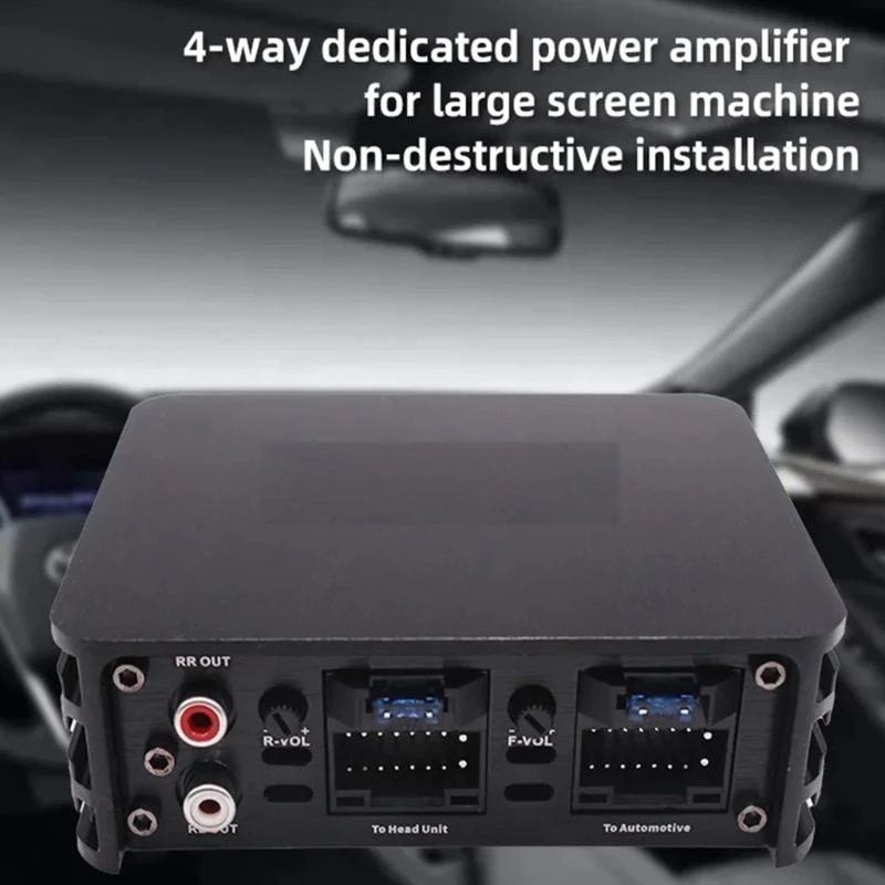 HiFi Vehicle Sound Amplifier with 6 Channel Output for Superior Music Experience