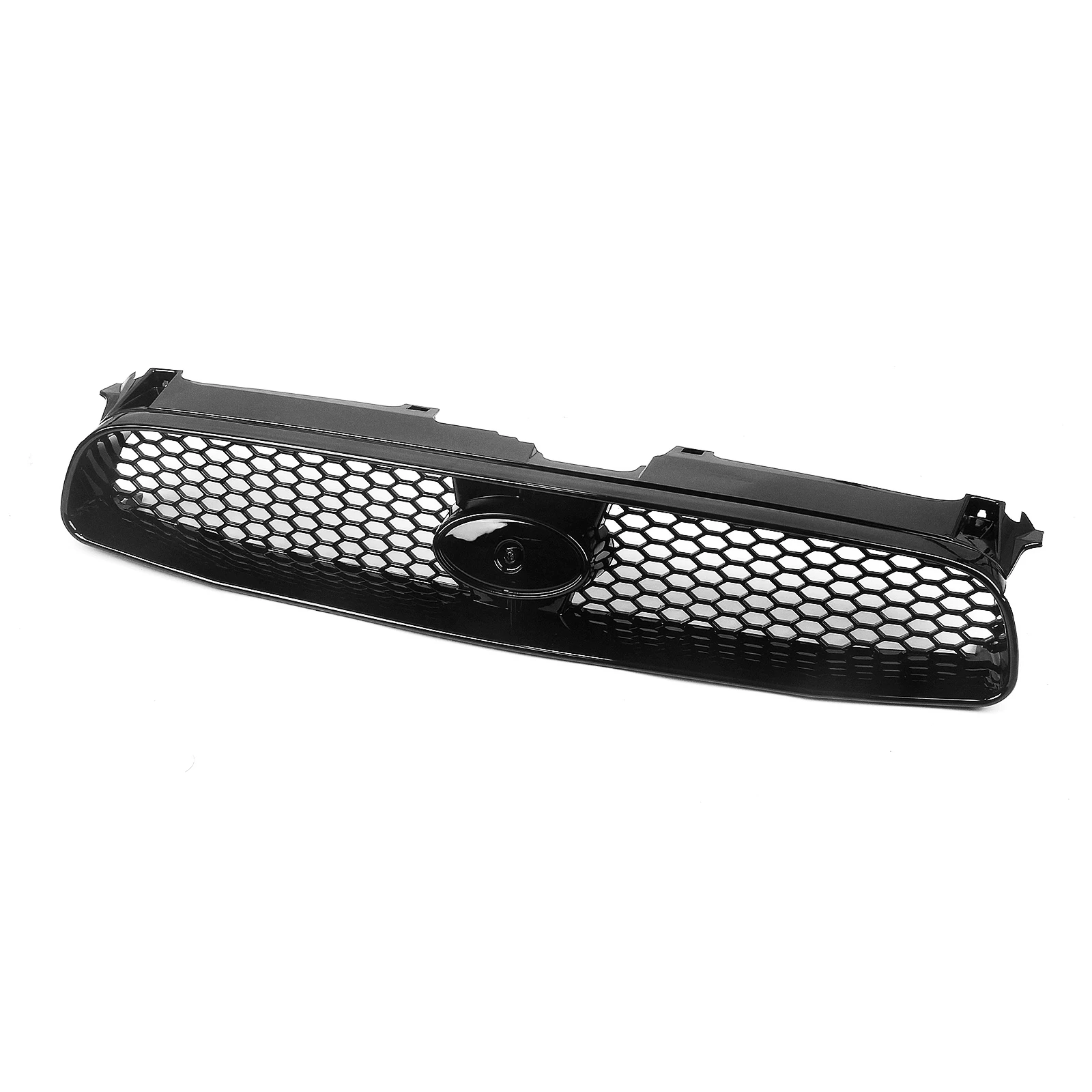 Front Grille Racing Grill For Subaru Impreza 8th 2004-2005 Carbon Fiber Look/Gloss/Matte Black Car Upper Bumper Hood Mesh Grid