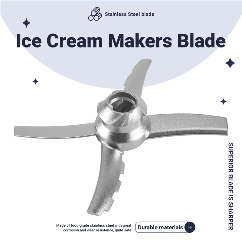 닌자 크리미 NC501 CN501CO NC500C NC501C NC501H 아이스크림 메이커 아이스크림 믹서 부착물용 SANQ 교체 패들 블레이드