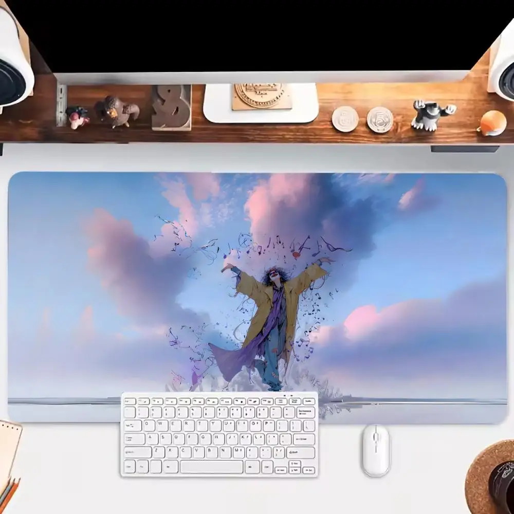 

Happy clown art Mouse Pad Large Gamer Keyboard Gaming Extended Pads Mousepads Non-slip Laptop Tablet Mat PC Locked Playmat