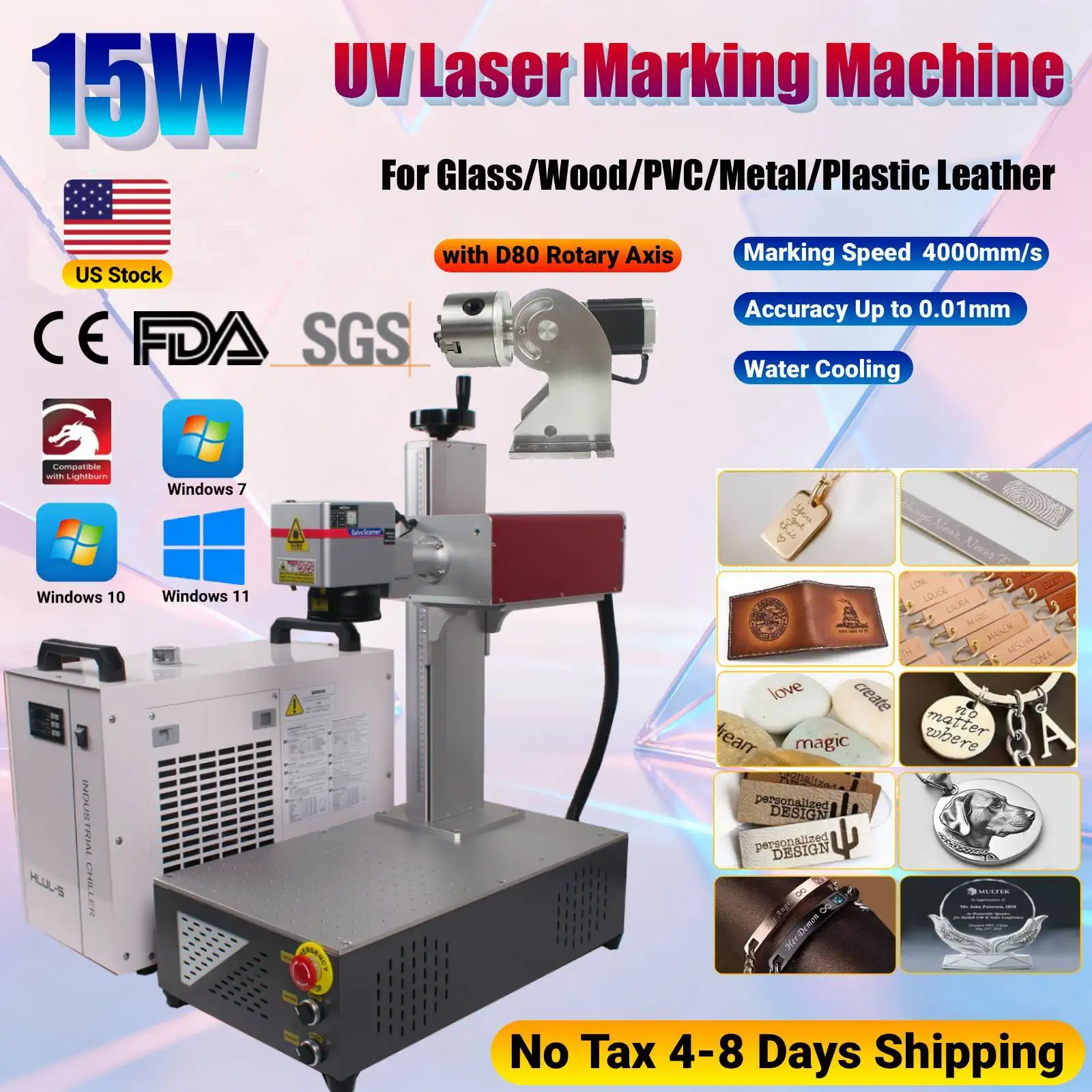 15W Uv Laser Markin…