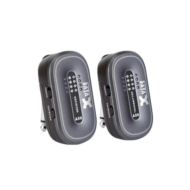 

For Xvive A58 Wireless Guitar System - Bass/Keyboard/Wind Instrument Transmitter & Receiver