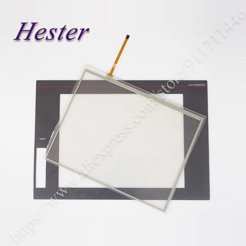 

Touch Screen Digitizer Glass Panel for GT2510 GT2510-VNBA Touchscreen and Overlay Protective Film