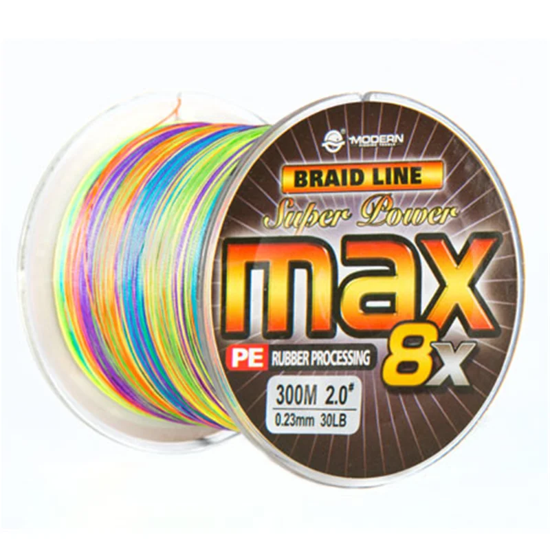 Modern 8 Strand Braided Fishing Line 300M 500M 1000M Super Strong Japan Multifilament Fishing Line  Carp Fly Sea Saltwater