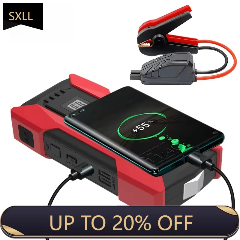 

SXLL Spy 2023 new 10000 mAh power bank car starter portatil battery jumper battery pack jumper starter auto start