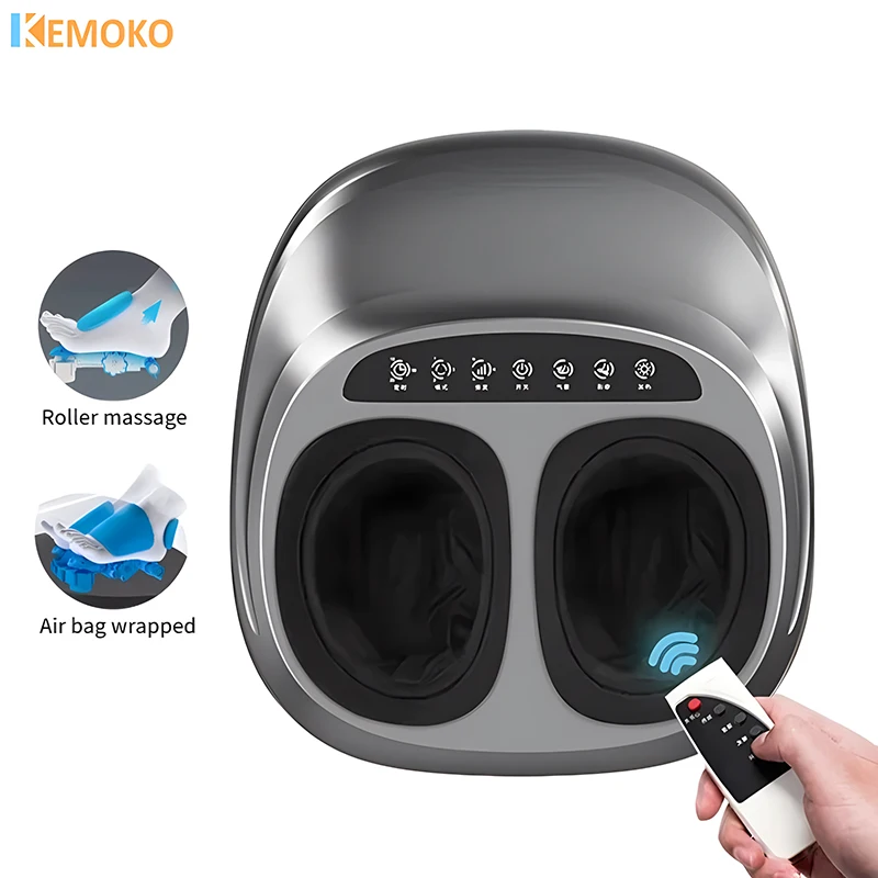 

Electric Foot Massager Shiatsu Kneading Roller Heating Therapy Hot Air Compression Muscle Pain Relief Foot Spa Machine Relax