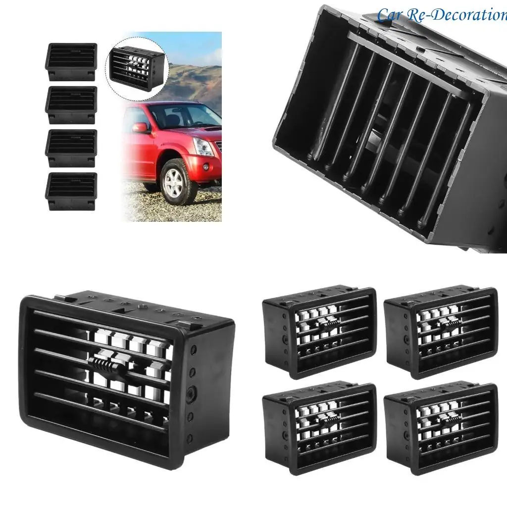 

R58D 4pcs Dashboard Outlet Grille Car Air Vent Ventilator Grille Air Conditioner Outlet Instrument Panel Auto Part for 97-02