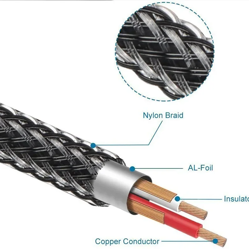 3,5 mm na podwójny kabel TRS 6,5 mm Adapter AUX Kabel audio 6,5 Jack do gniazda stereo 3,5 do gniazda miksera Wzmacniacz Głośnik Adapter 6,35 mm — zdjęcie produktu 5
