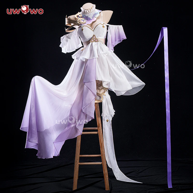 PRE SALE UWOWO Elysia Cosplay Game Honkai Impact 3: Elysia Bride Fanart Cosplay Costume With Headwear Halloween Costume