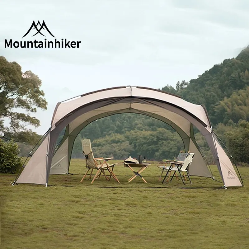 MOUNTAINHIKER 8-10Person Outdoor Camping Dome Tents Light Luxury Round Big Large Awning Pergola Canopy