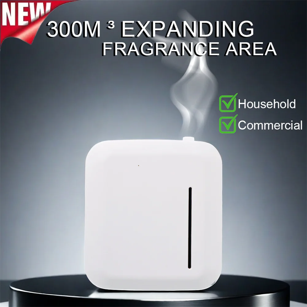 300m³ Electric Diffuser Perfume Two-Fluid Atomization Fragrance Diffuser Wall Mounted Scent Machine Fragrance Machine For Home