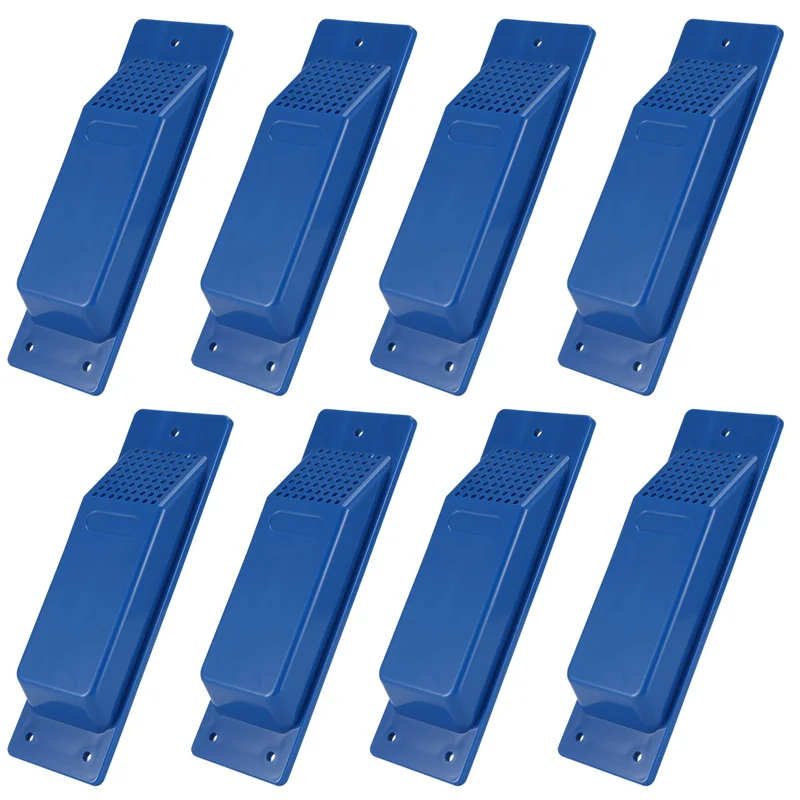 ABUL-16PCS Kit presa d'aria per contenitore di spedizione Accessori per contenitori di spedizione resistenti Kit di ventilazione del flusso Blu