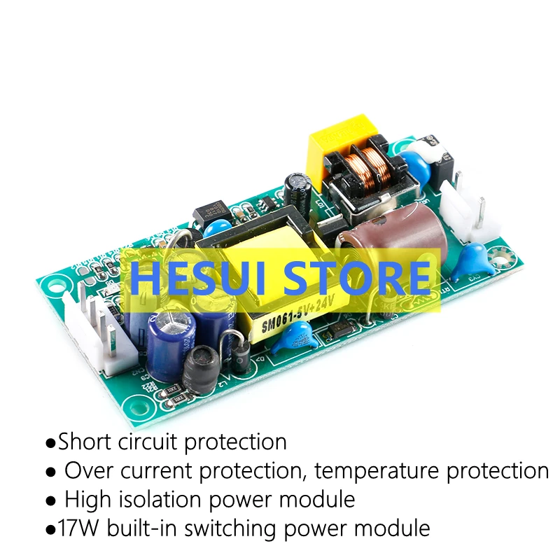 24V600mA\5V600mA Dual output isolation switch Raw power module with full protection