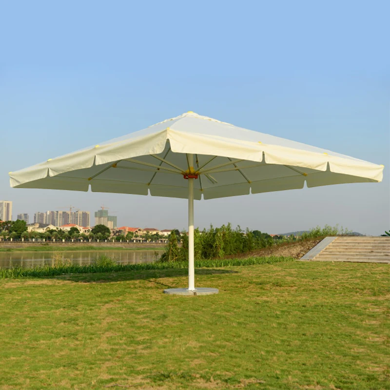 The product can be customized. Large Roman outdoor parking umbrella, garden leisure umbrella, coffee bar street