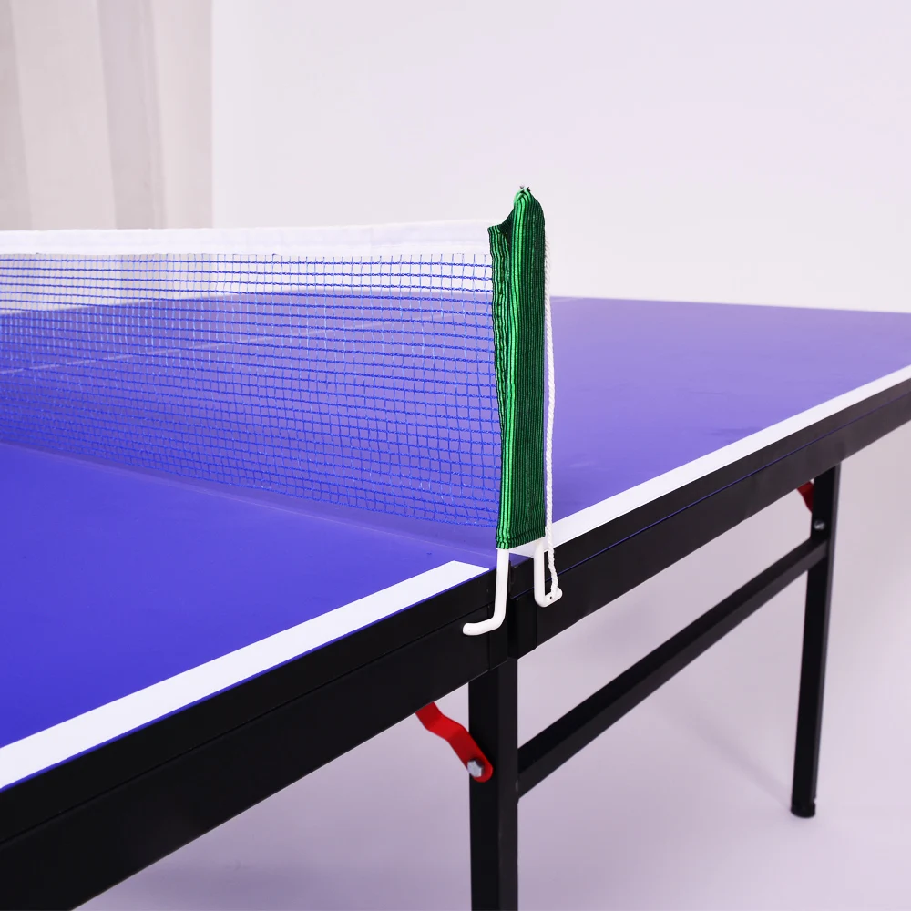 Indoor Folded Pingpong Table Tennis Table With Wheel  16mm desktop thickness