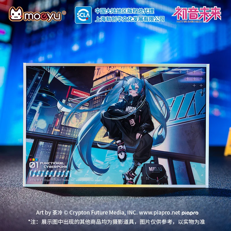 Moeyu Vocaloid Hatsune Miku Painting Paper Pad Color Poster Board Anime Figure Manga Animation Accessory Gift for Kid Original