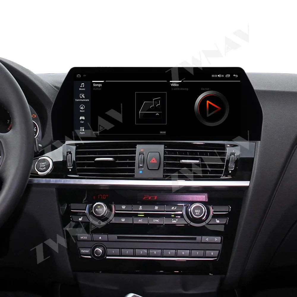 

ZWNAV 12.3 Inch Wireless Carplay for B MW X3 CIC NBT EVO Car Radio GPS Navigation Multimedia Player Car Stereo Head Unit