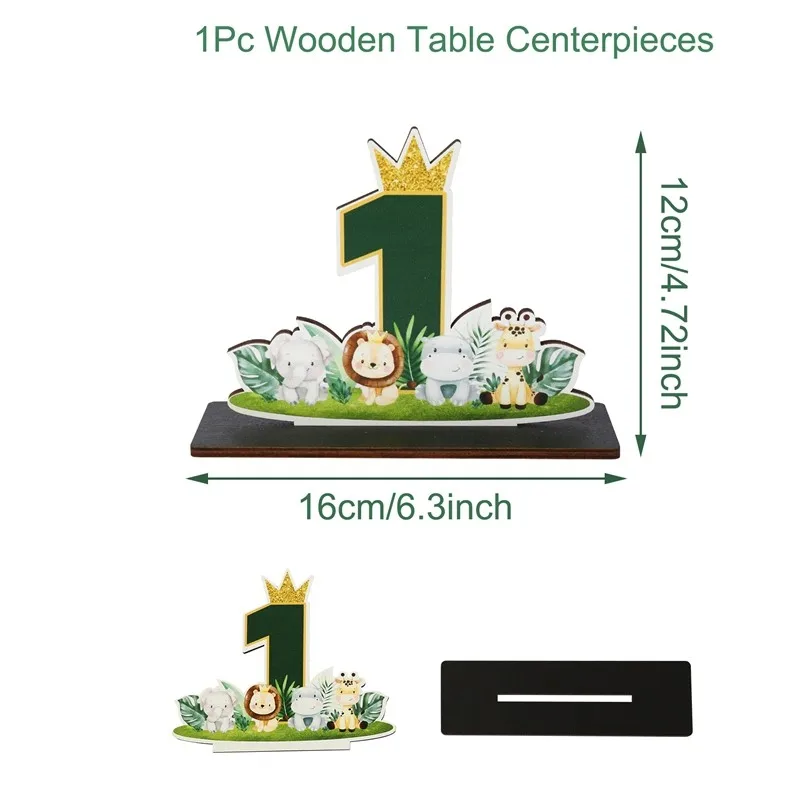 Jungle Dieren Honingraat Desktop Decor Jungle Verjaardagsfeestje Decor Kids Baby Shower 1e Verjaardag Wild Een Safari Feestartikelen