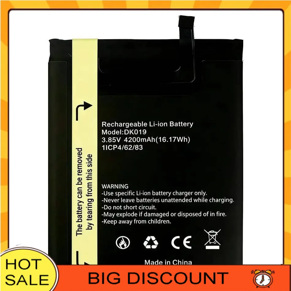 

Good Low-Temperature Performance For Blackview A80 DK019 4200Mah Mobile Phone Battery High-Efficiency