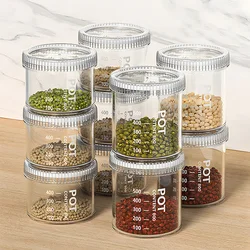 Cereal Dispenser Transparent Cereal Sealed Container Moisture-proof Snack Storage Jar Stackable Kitchen Rice Grains Barrel Box