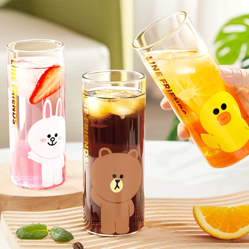 Cony Coffee: Il Tazza in Vetro Kawaii Line Friends per Amanti del Tè, Caffè e Stile Giapponese