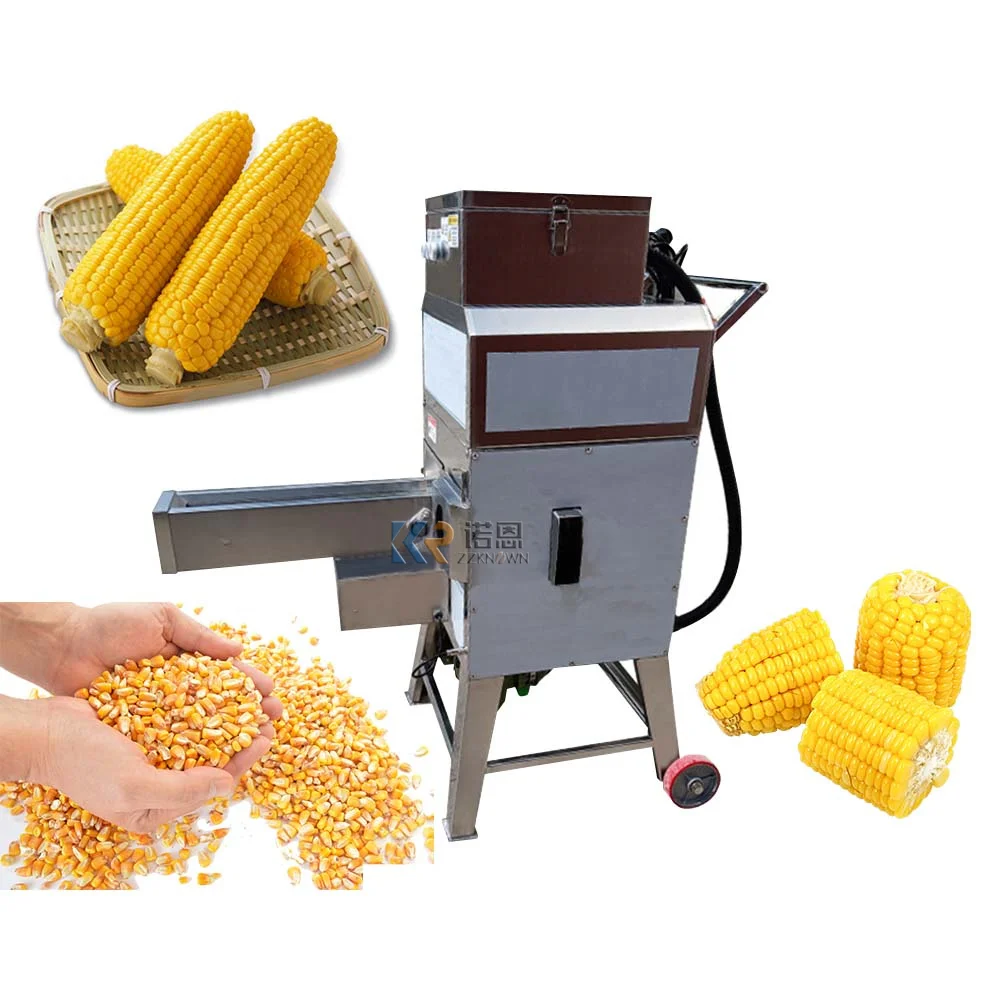 Corn Sheller Machine Commercial Corn Sheller Thresher Multi Grain Corn Shelling Threshing Maize Sheller