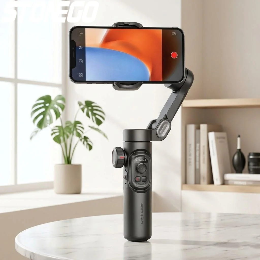 

3 Axis Selfie Stick Gimbal Stabilizer Handheld Anti Shake Phone Balance for Smartphone Camera Face Tracking