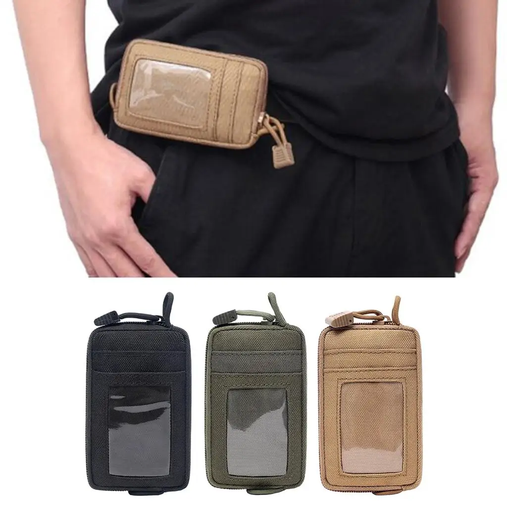 Multipurpose Camping Belt Purse Outdoor Waist with ID Window