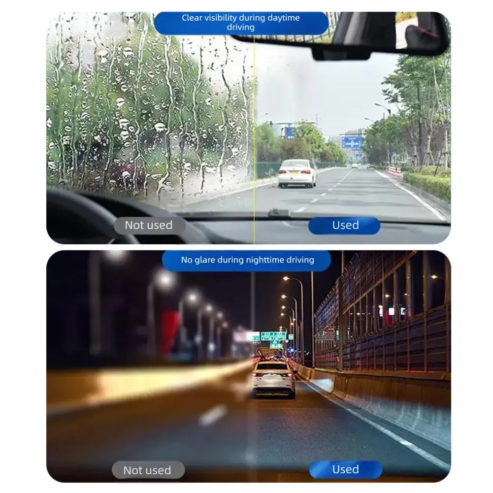 Glass Cleaning Board Integrated Design Leakproof Cover Brush For Car Care