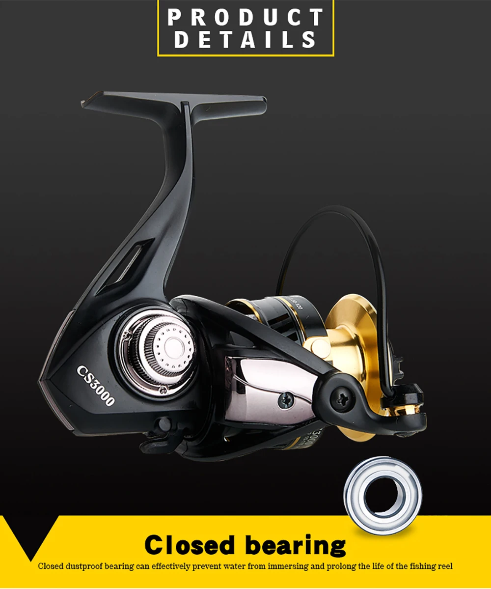 ANTAEUS 2000 - 7000 Fishing Reel 5.0:1/4.7:1 Gear Ratio  Durable Gear MAX Drag 13KG Spinning Fishing Reel