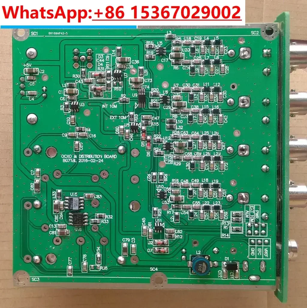 10M frequency distribution amplifier, 8-channel output, constant temperature crystal oscillator reference, clock distributor