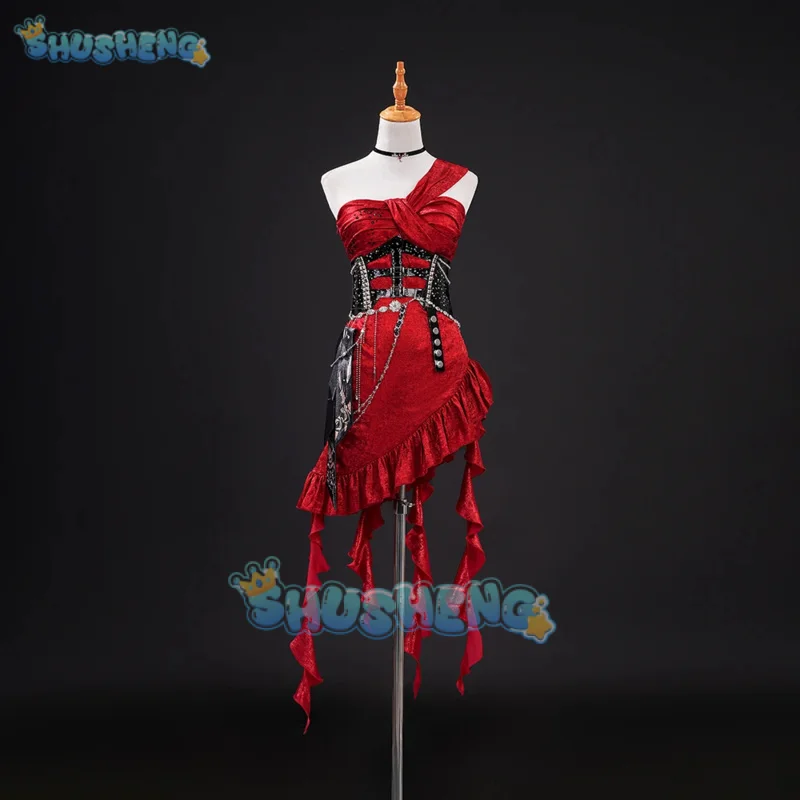 

Love and Deepspace Heroines Cosplay Costume Dark Night Dance Uniform Halloween Carnival Party Christmas Play Role Clothing