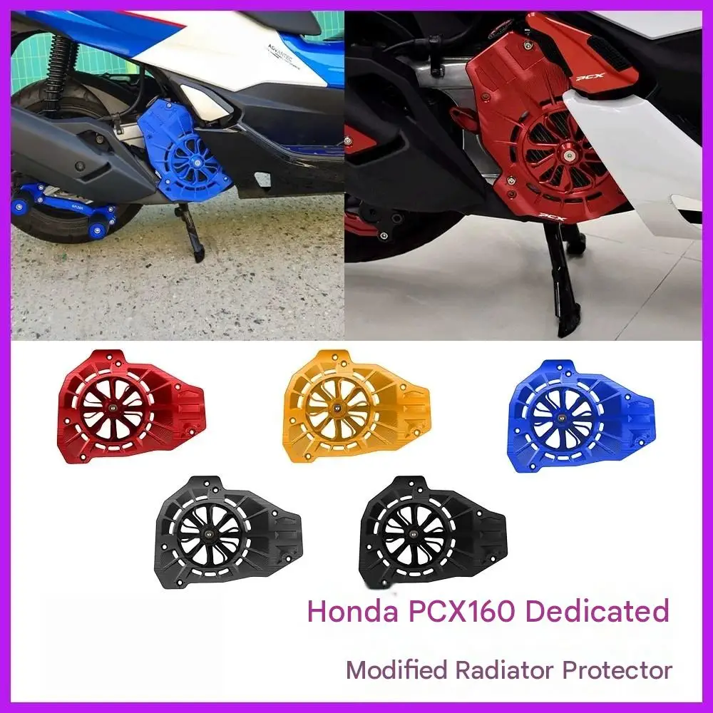 For Honda PCX160 Water Tank Protective Decorative Cover High-Strength Aluminum Alloy Deformation-Resistant Durable Accessory