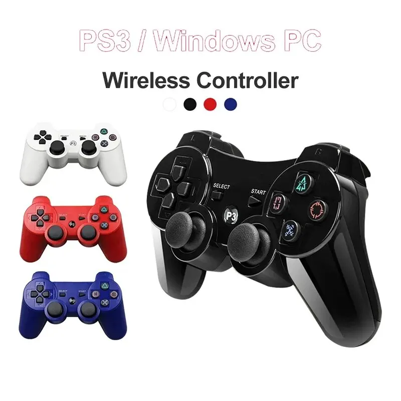 Controller for Sony PS3 Super Slim PC Joystick Gamepad for Play Station 3 Wireless Bluetooth Joy Pad 6 Axis Gyro Dual Vibration