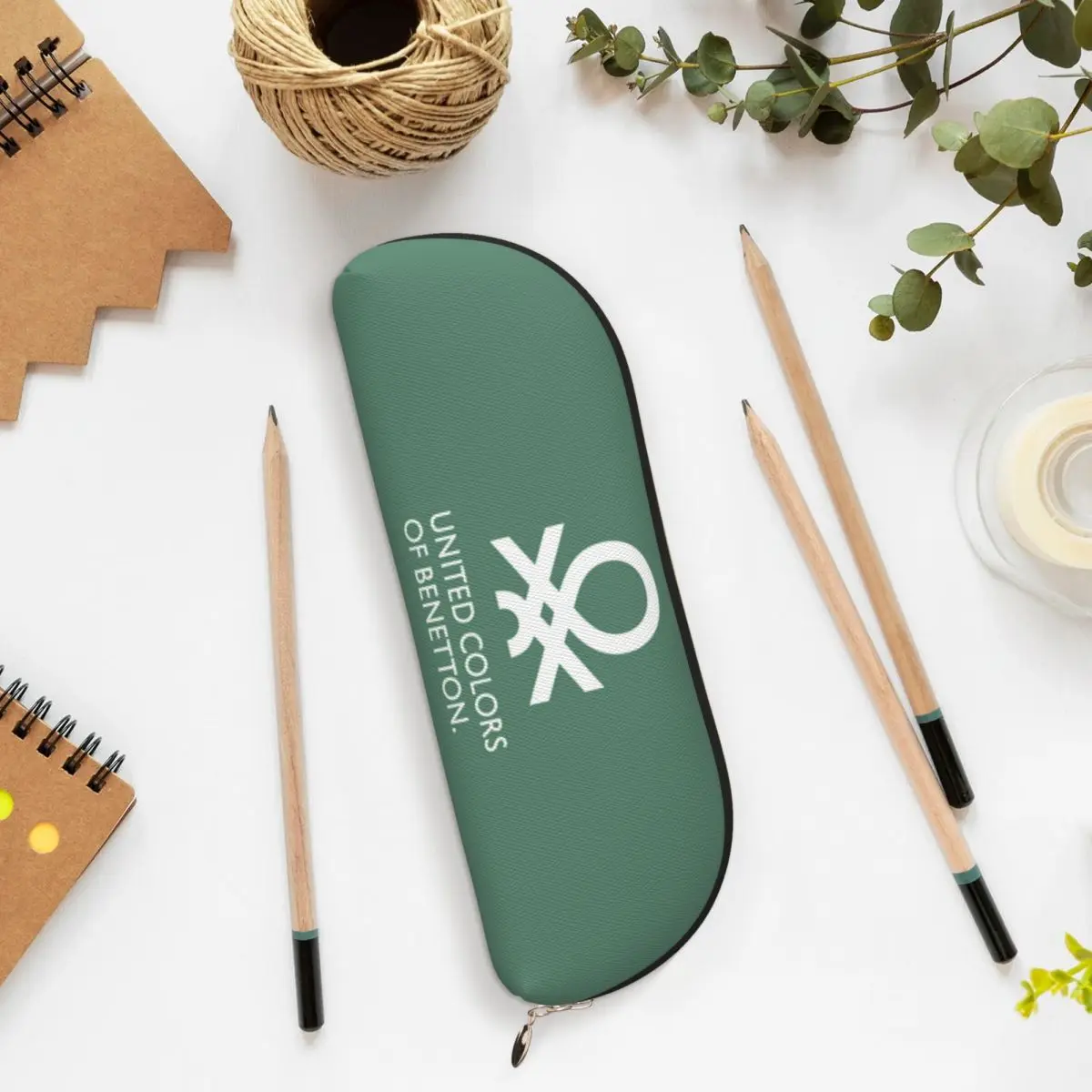 مقلمة من يونايتد كولورز أوف بينيتون، حامل أقلام، لوازم قرطاسية للتخزين، صندوق أقلام بسعة كبيرة، حقيبة أقلام رصاص للأولاد والبنات