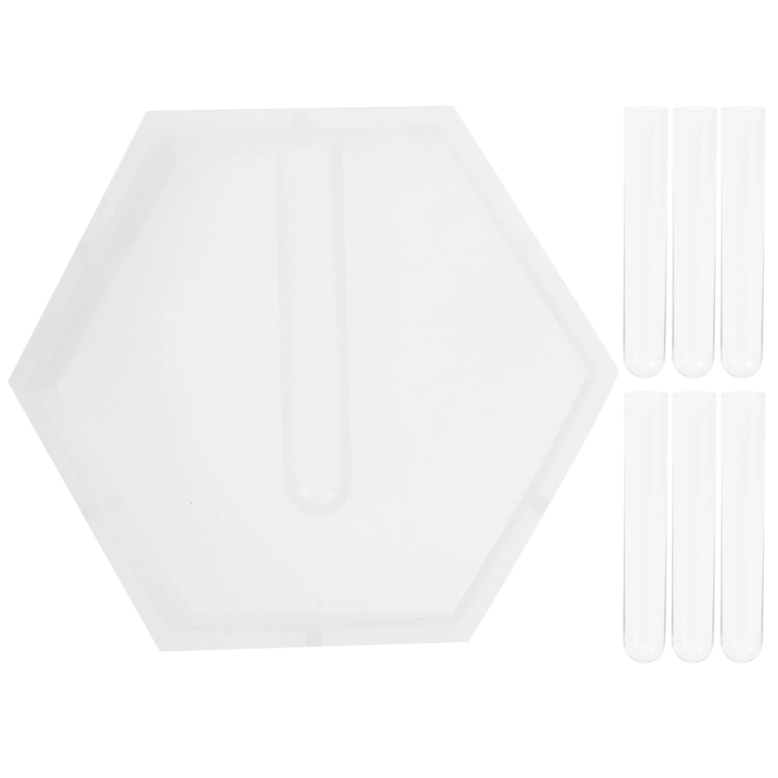 

Hexagonal Vase Mold Silicone DIY Crafts Hydroponic Flower Arrangement Decorative Vase Mould Easy Clean Safe Material Smooth