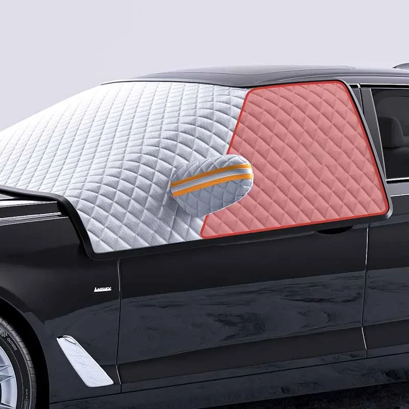 Car Front Windscreen Cover Automobile Sunshade Snow Cover Car Windshield Ice Frost Sun Shade Protector Waterproof Upgrade