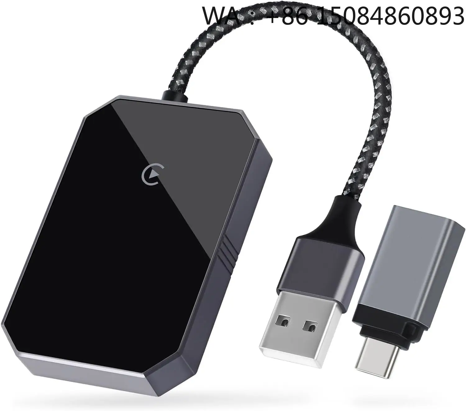 Car-mounted central control panel frame Hot Selling Portable Dongle Simplified Setup Online Map Youtube Streaming Siri Voice Con