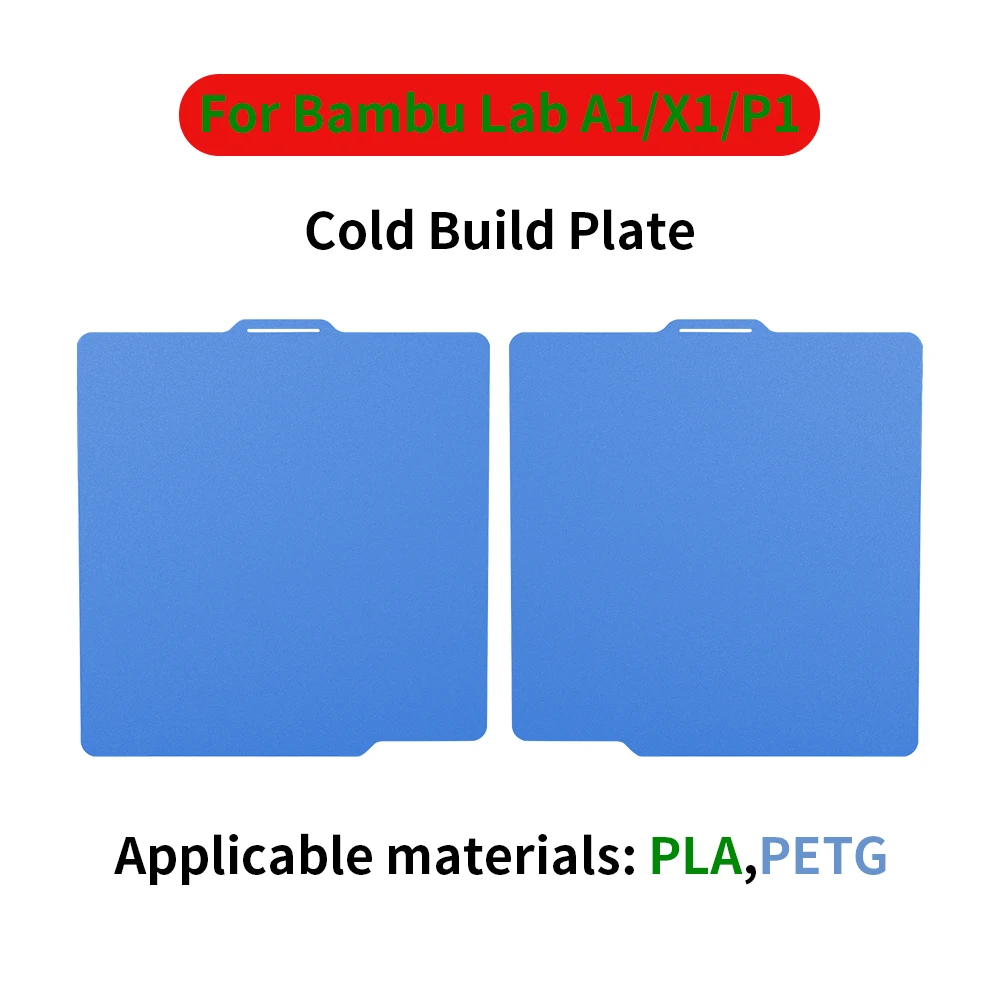 

3D printing platform anti-clogging double-sided spring steel sheets for Bambu Lab P1/X1/H2S, Kobra S1, Creality K2 3D print