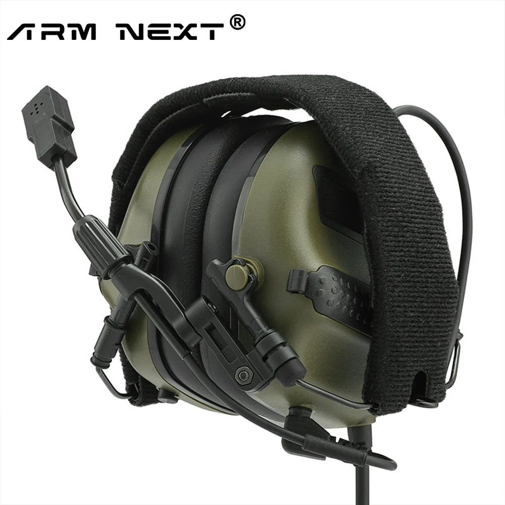 ARM NEXT Electronic Tactical Headphone Shooting Protection Noise Canceling Earmuff Military Communication Earphones