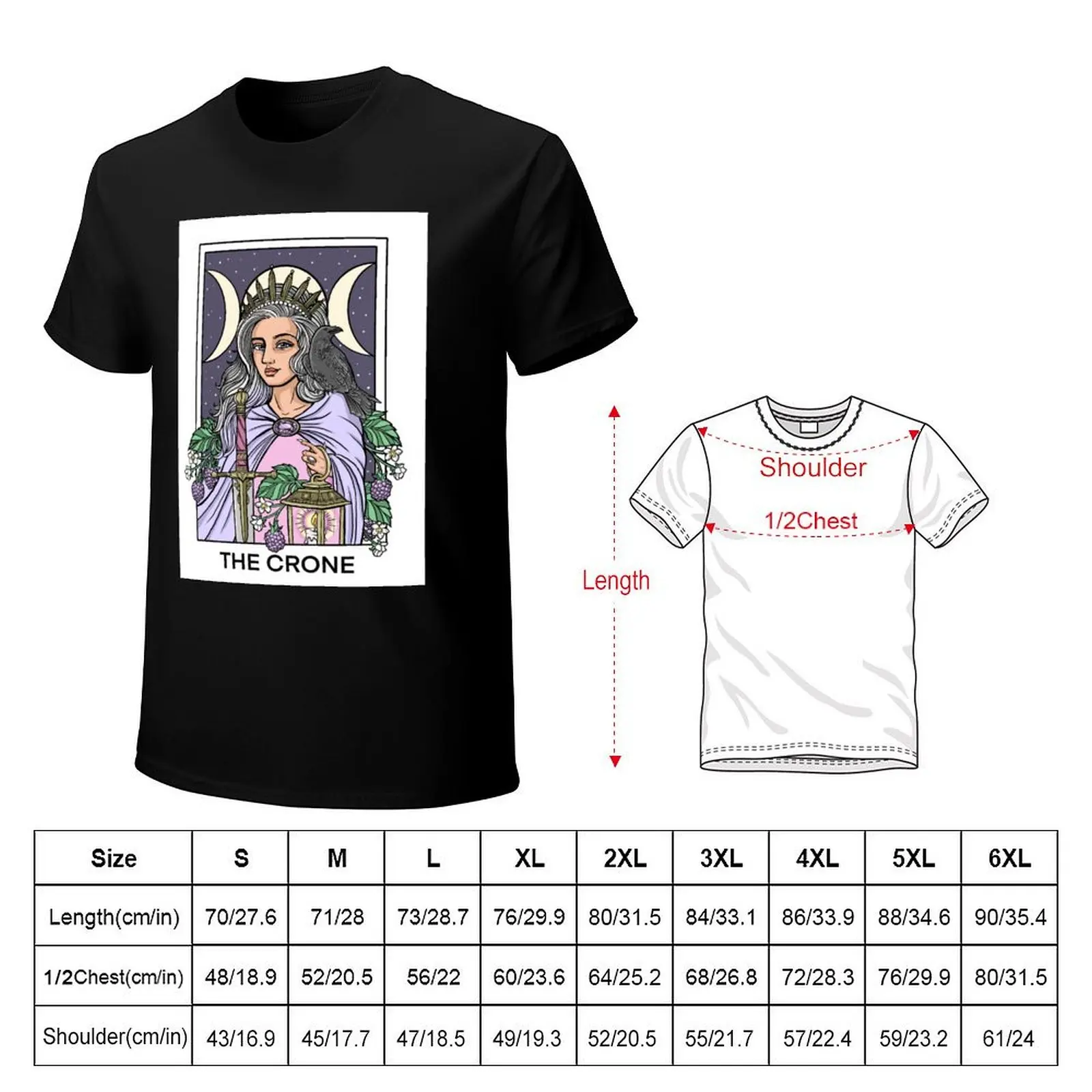 The Goddess The Crone T-Shirt t shirt personalised T-Shirt