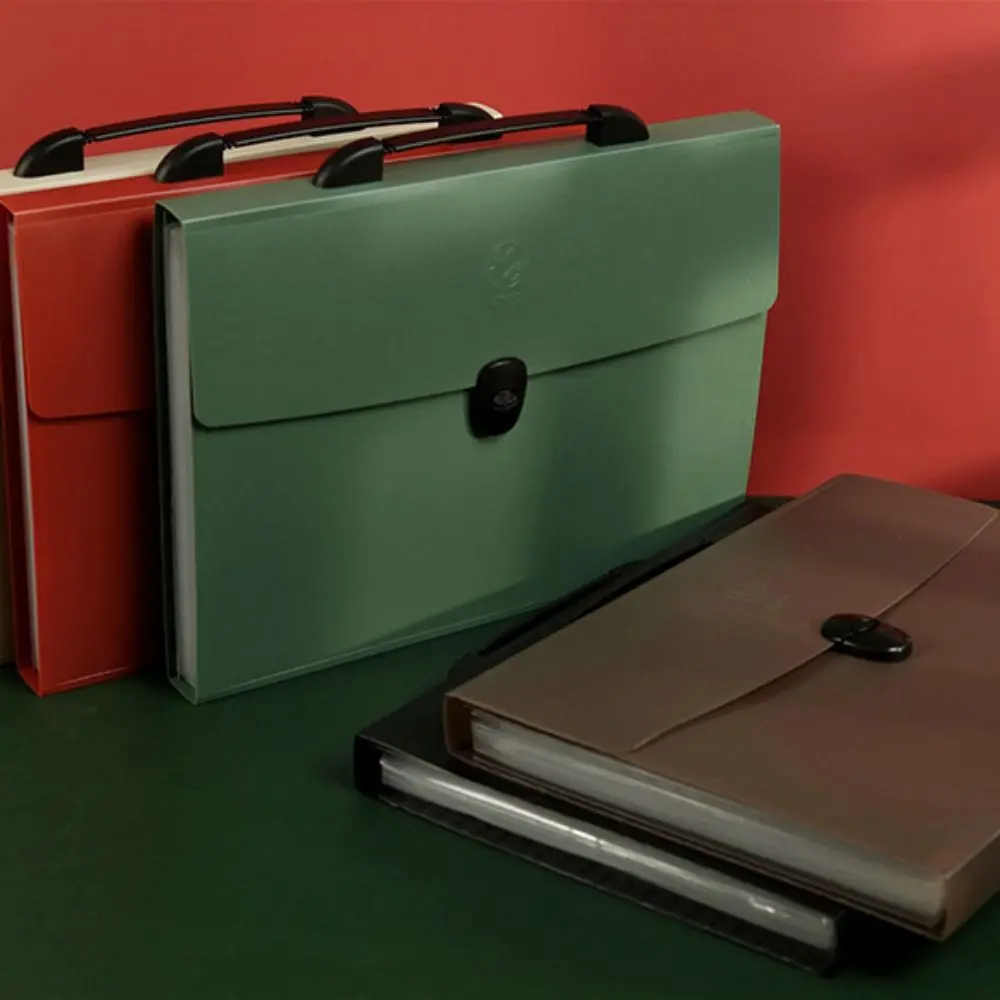 

Moisture Proof Handheld Organ Bag Multi-layer OG Fashion 13 Layers Organ Bag Wear-resistant Waterproof A4 File Storage Bag