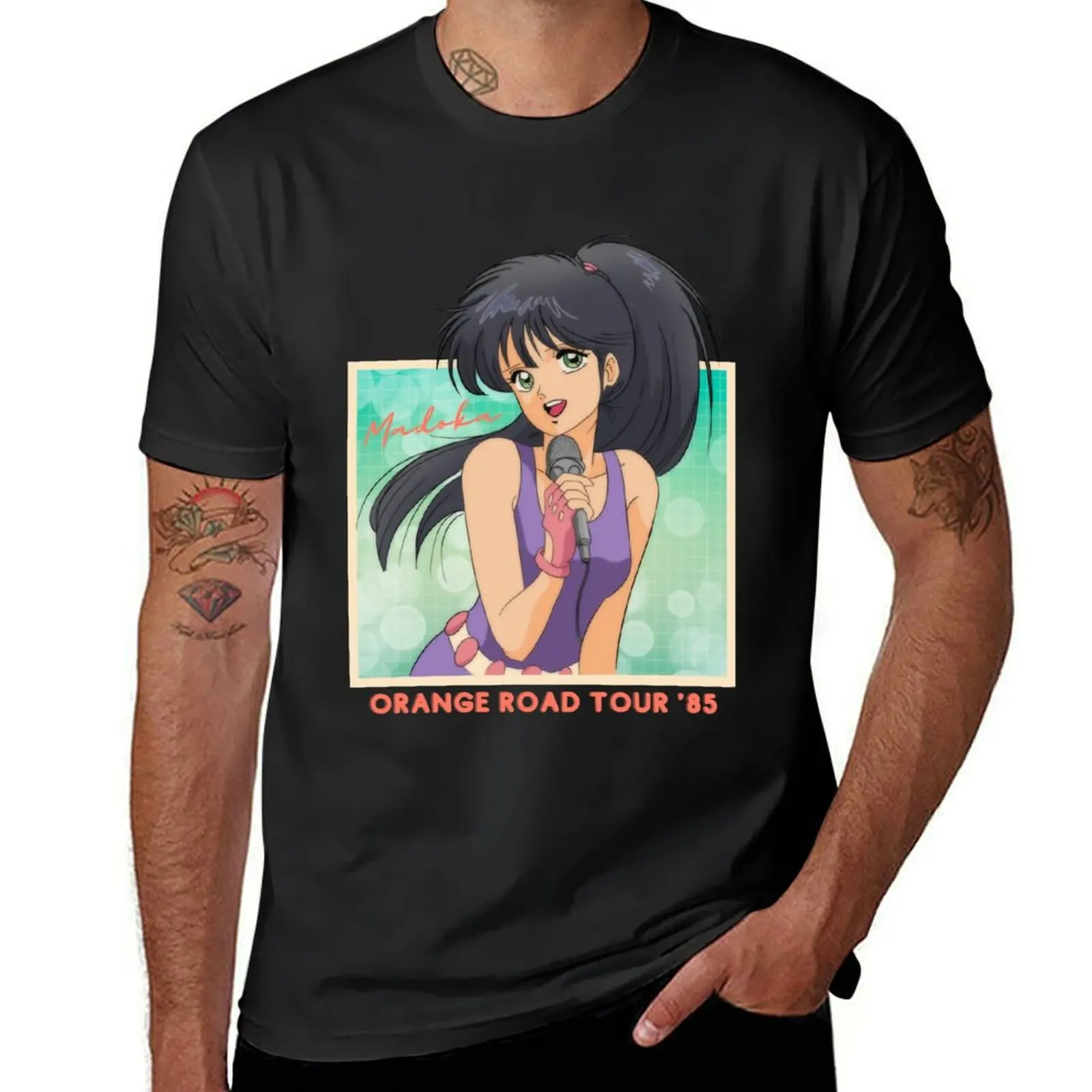 

Kimagure Orange Road Madoka Ayukawa T-Shirt customs graphics Short sleeve tee sweat shirts, men