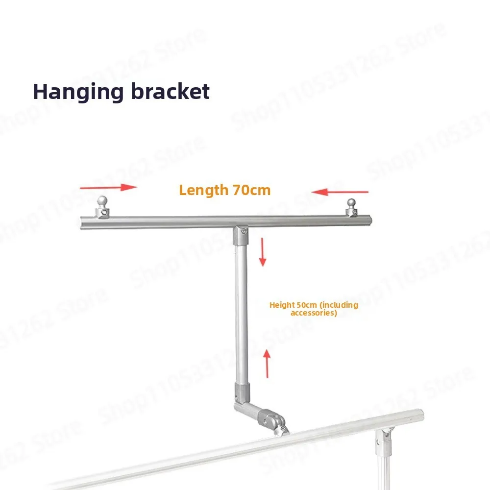 Aluminum Alloy Cross Stitch Stand Flat Plate Holder Thread Guide Rod Embroidery Stand with Universal Phone Holder
