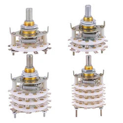 1PC Ceramic KCZ Rotary Switch Band Channel Selector KCZ 11W 1D 11W 2D 11W 3D 11W 4D 1P11T/2P11T/3P11T/4P11T KCZ Switch