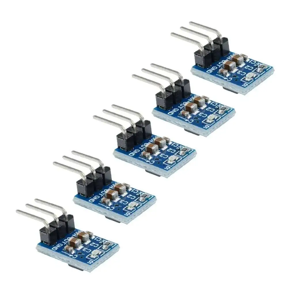 5-50Pcs 5V To 3.3V DC-DC Step Down Power Supply Buck Module AMS1117 800MA Automatic Adjustable Boost Board Start Limit Voltage