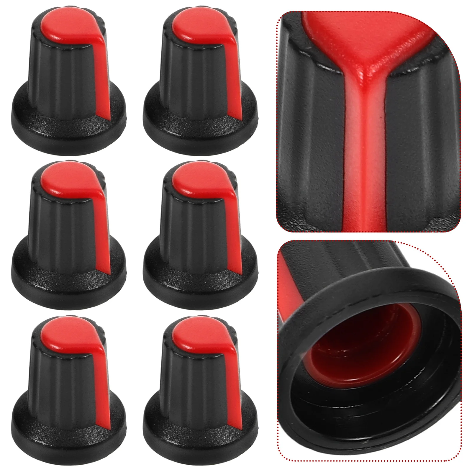

20pcs Potentiometer Control Knobs Replacement Dj Controller Parts Universal Plastic Volume Knob For Mixer Speaker Instrument